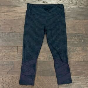 Athleta Navy Cropped Jeans